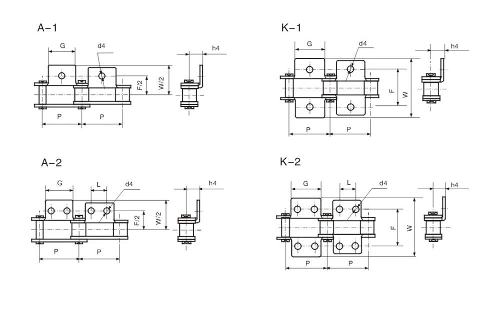 2不銹鋼雙節距輸送鏈附件 Stainless steel double pitch conveyor chain attachments-1.jpg