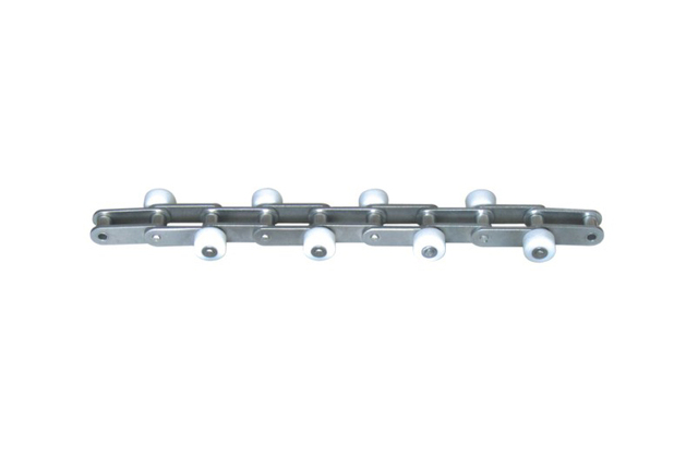 不銹鋼側置大滾輪輸送鏈 Stainless steel side big roller chain